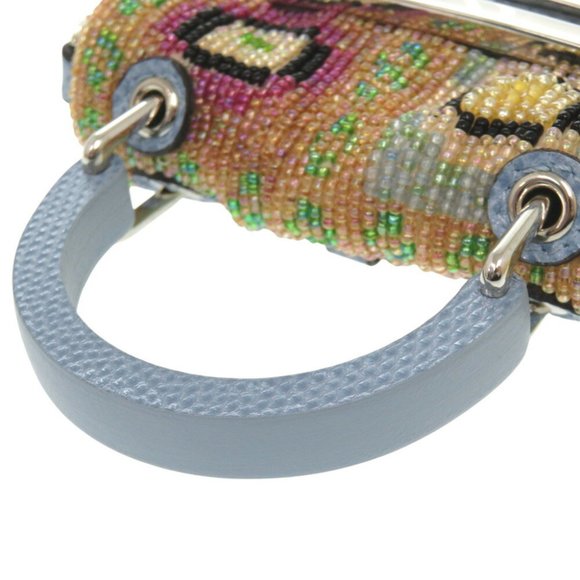 Fendi Nano Baguette Beads Multicolor Shoulder Bag 0481FENDI - Picture 6 of 11